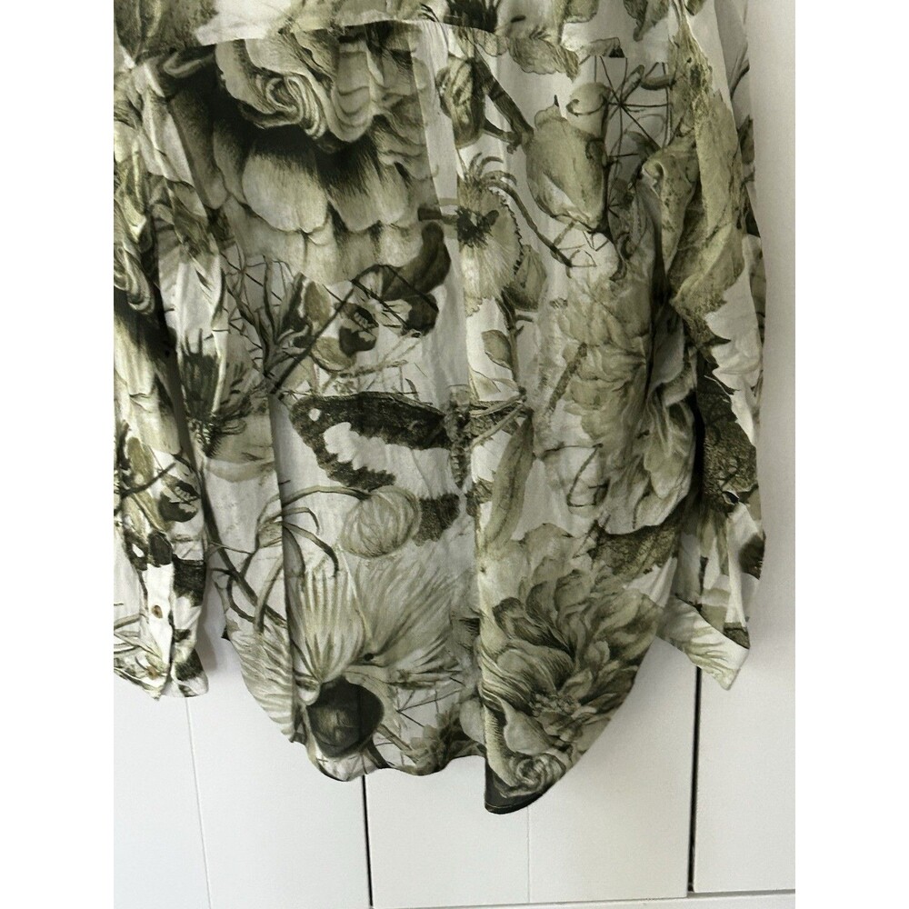 Anthropologie Pilcro The Romy Relaxed Buttondown Shirt Manel Villalonga Small - Picture 10 of 10